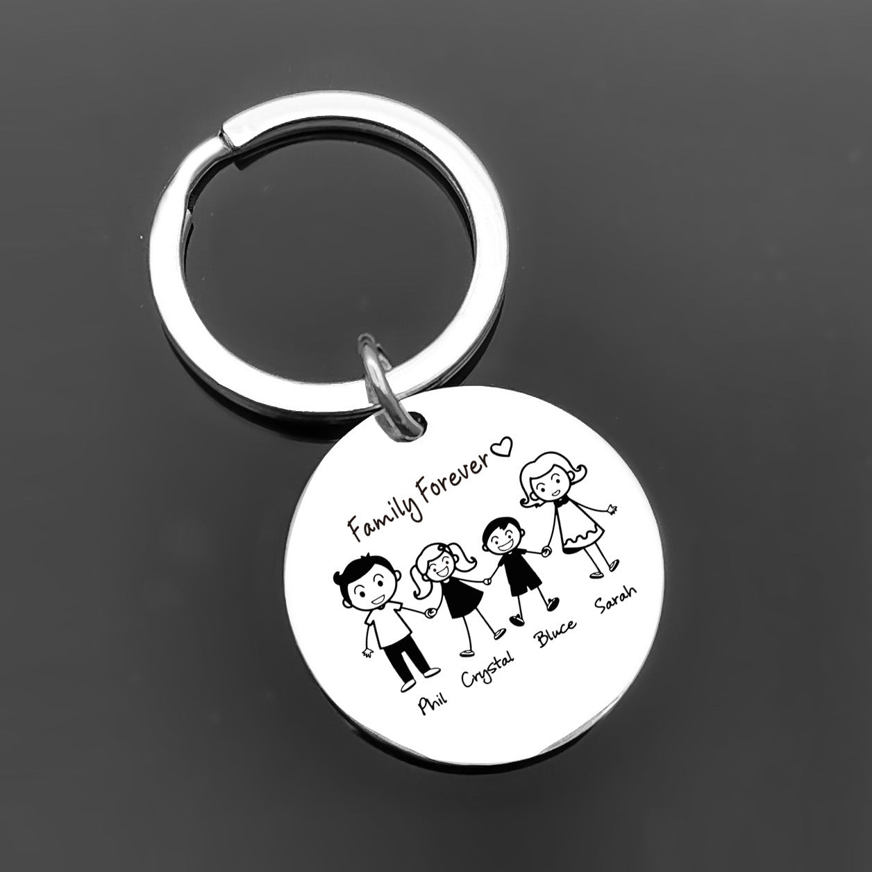 Personalised Family Keychain