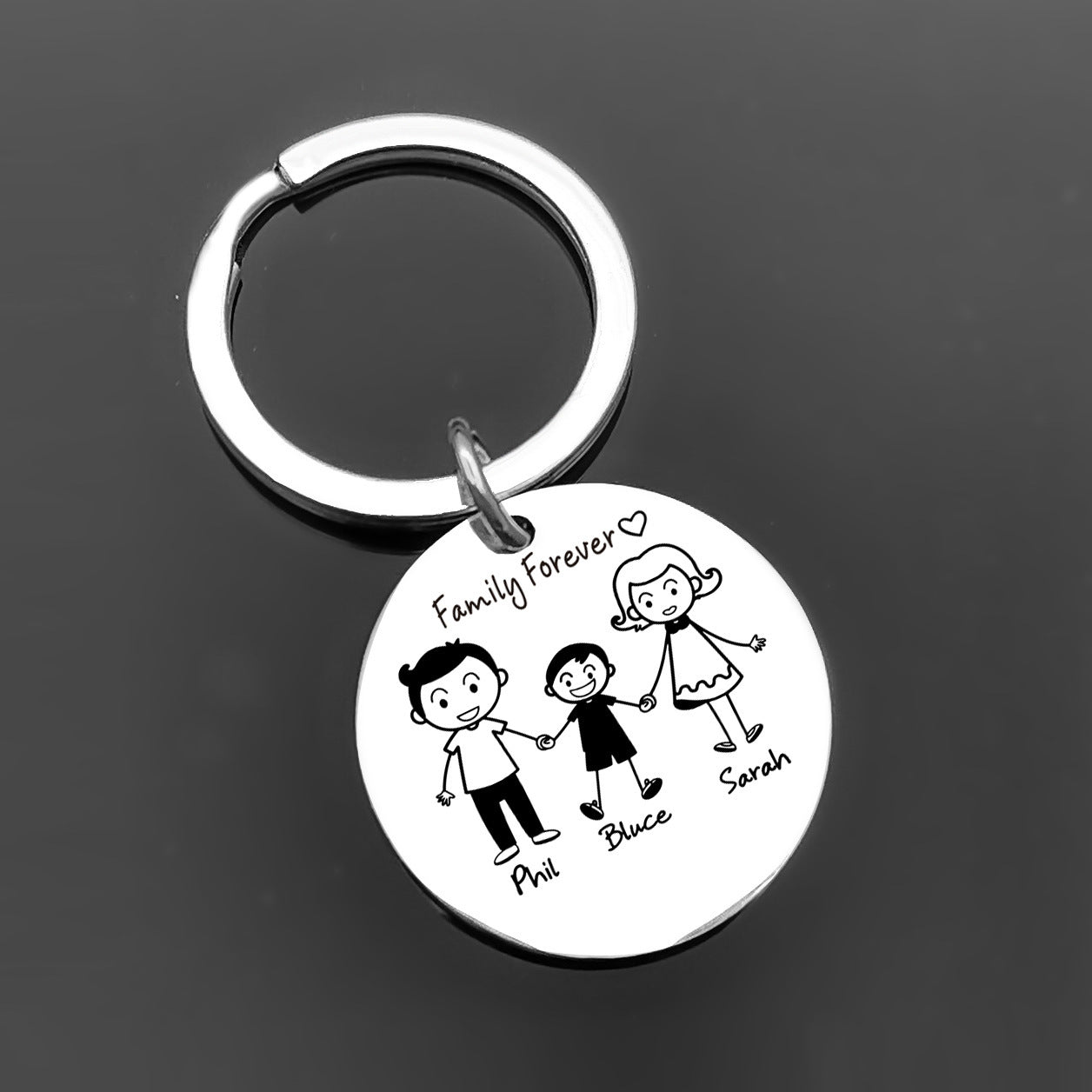 Personalised Family Keychain