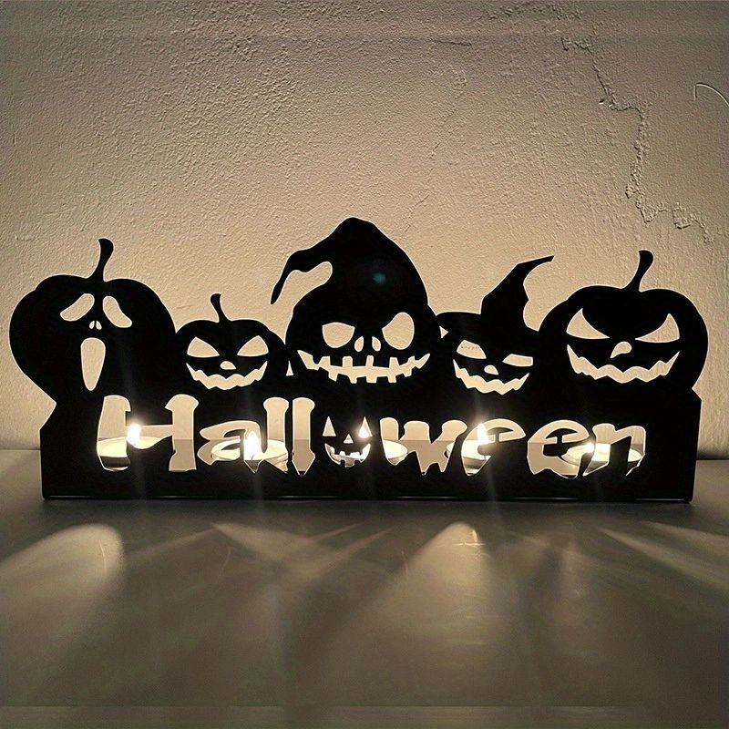 Halloween Skeleton Candle Holder