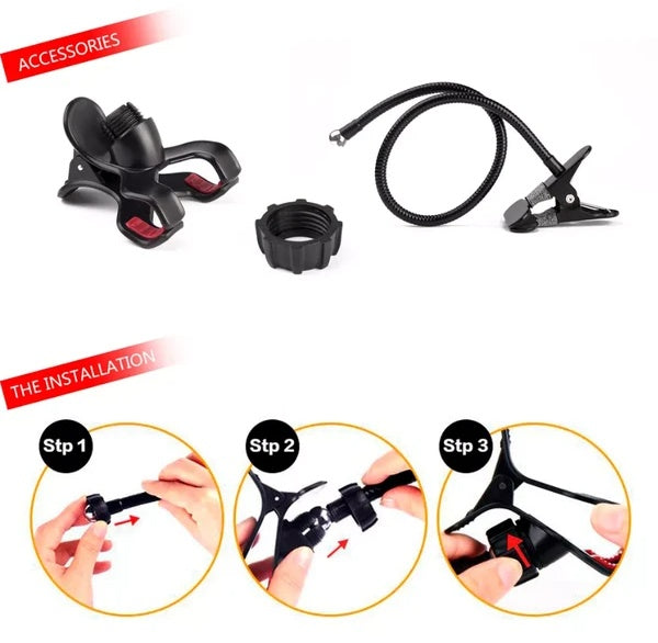 Mobile Phone Table Clip Gooseneck Stand & Holder
