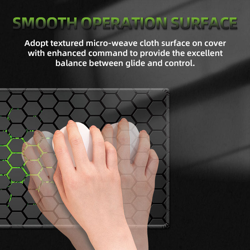 Large Honeycomb Gaming Non-Slip Mouse Pad / Desk Mat