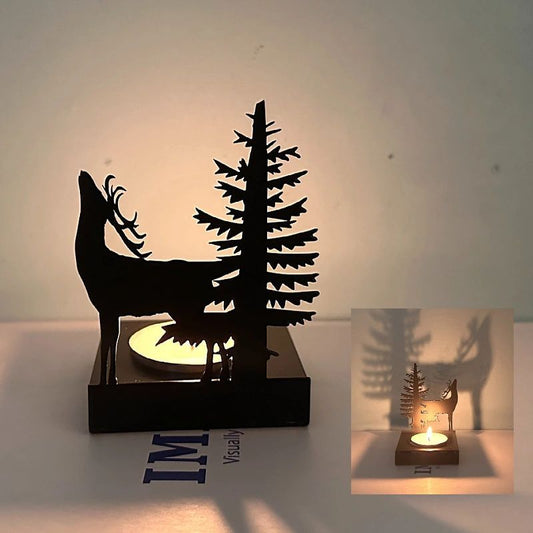 Halloween Skeleton Candle Holder